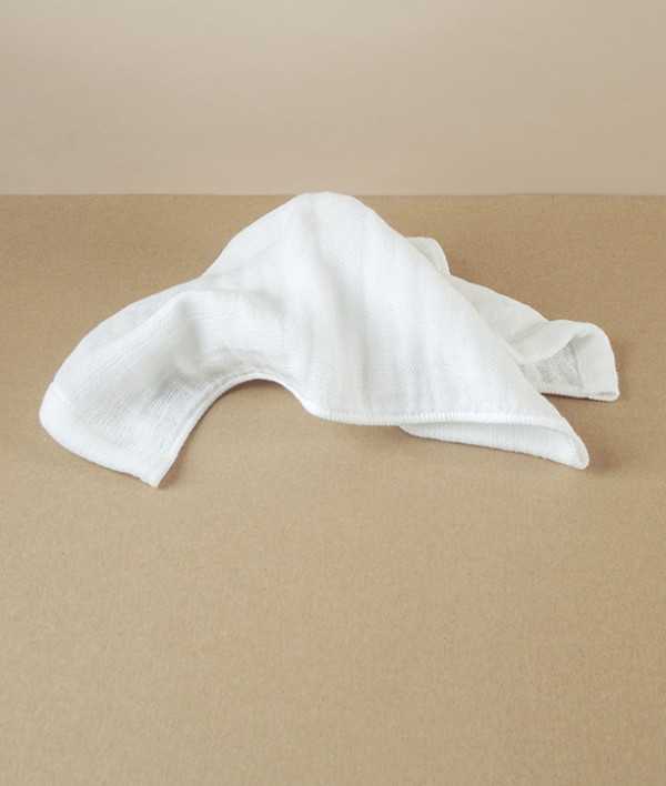 Japanese Shinto Gauze Wash Cloth, White