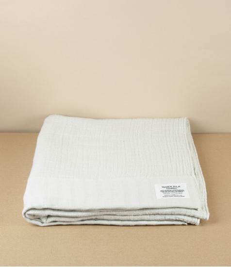 Japanese Shinto Inner Pile Bath Towel, Ivory