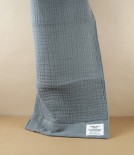 Japanese Shinto Inner Pile Hand & Face Towel, Grey