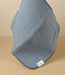 Japanese Shinto Inner Pile Wash Cloth, Grey