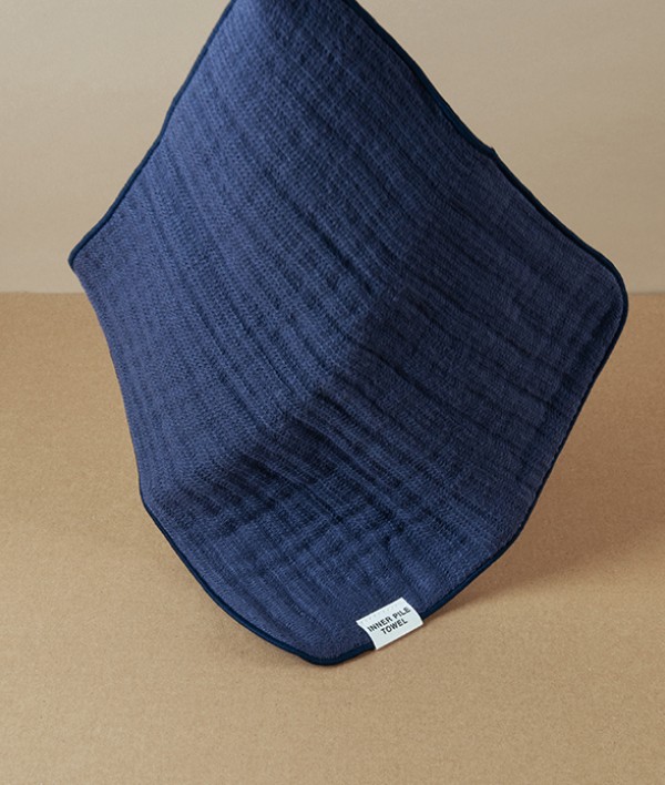 Japanese Shinto Inner Pile Wash Cloth, Indigo