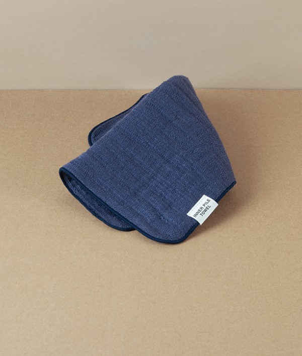 Japanese Shinto Inner Pile Wash Cloth, Indigo