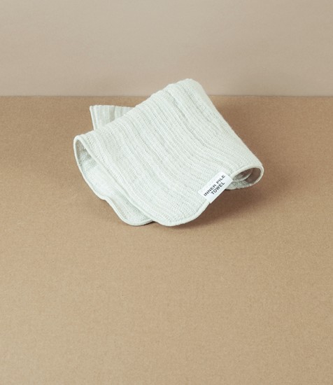 Japanese Shinto Inner Pile Wash Cloth, Ivory