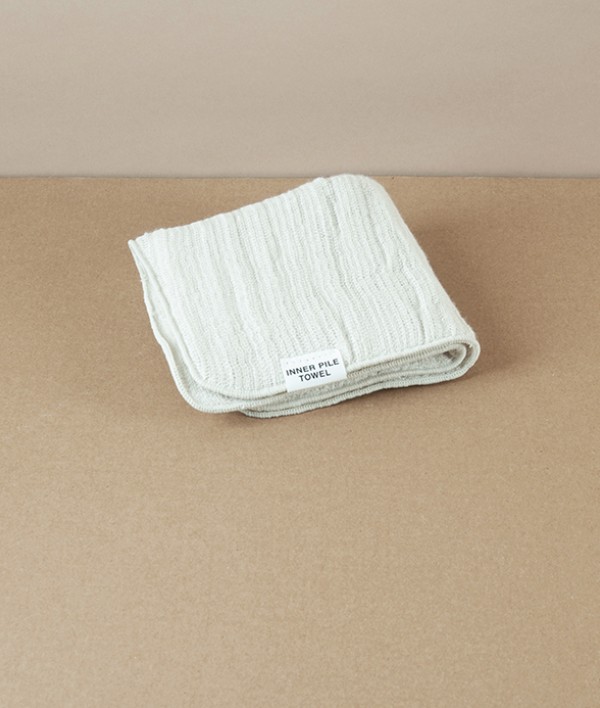 Japanese Shinto Inner Pile Wash Cloth, Ivory