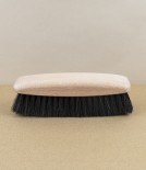 Shoe brush, dark horsehair
