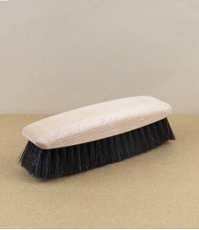 Shoe brush, dark horsehair