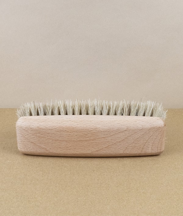 Shoe brush, light horsehair
