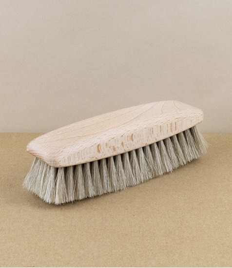Shoe brush, light horsehair
