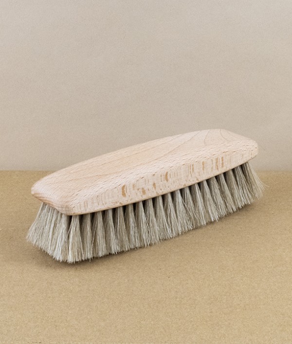 Shoe brush, light horsehair
