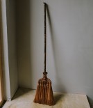 Japanese Seven-Bundle Shuro Broom, Copper Binding