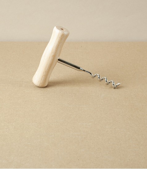 Simple Corkscrew, Beech & Steel