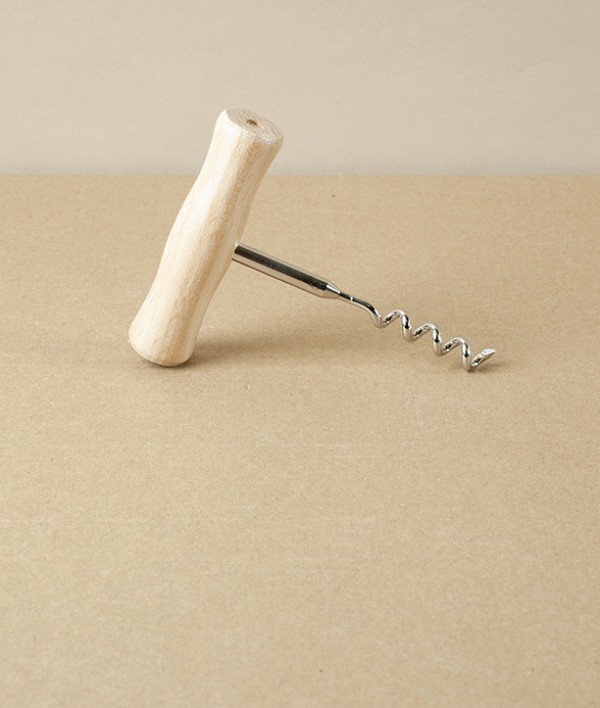 Simple Corkscrew, Beech & Steel