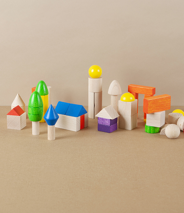 Little Wooden Building Block World