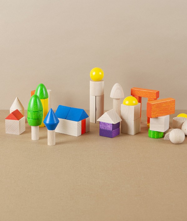 Little Wooden Building Block World