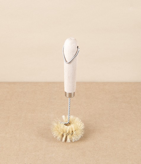 Sink Brush, Twisted Wire & Natural Bristle