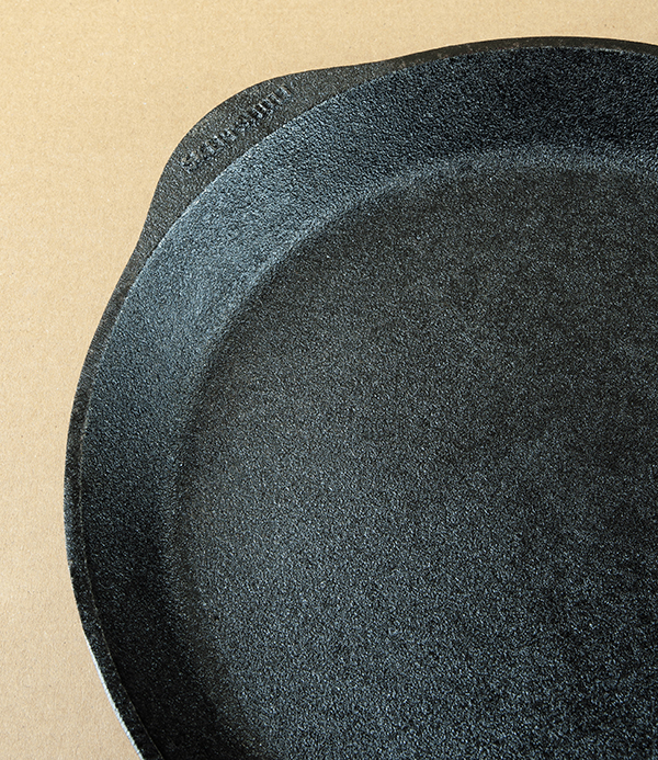 Skeppshult Swedish Cast Iron Frying Pan, Walnut Handle, 26cm