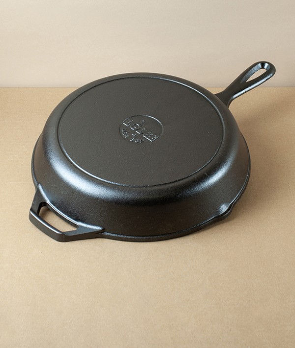 Lodge Seasoned Cast Iron Griddle-Skillet, 10.25"