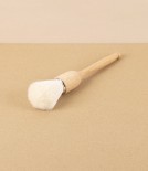 Hand-Held Dust Brush, Oiled Beech & Goat Hair