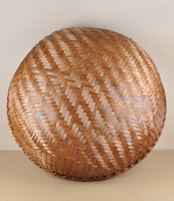 Vietnamese Smoked Bamboo Basket, 45cm