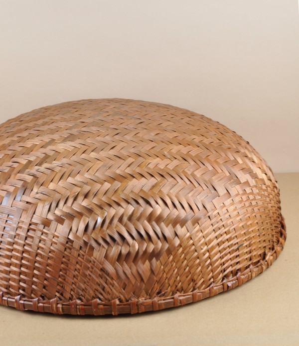 Vietnamese Smoked Bamboo Basket, 45cm