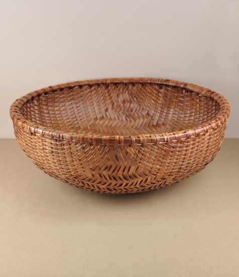 Vietnamese Smoked Bamboo Basket, 38cm