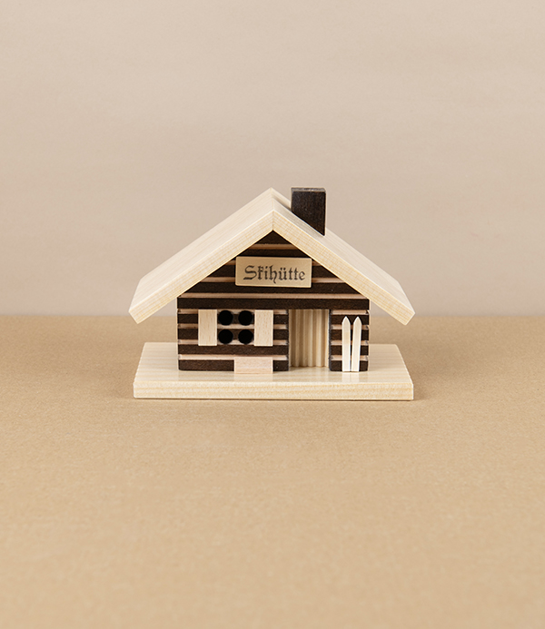 Wooden Smoking Chalet, Incense Burner