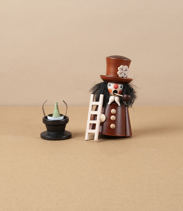 Smoking Imp for use with Mini Incense Cones, Chimney Sweeper