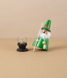 Smoking Imp for use with Mini Incense Cones, Green