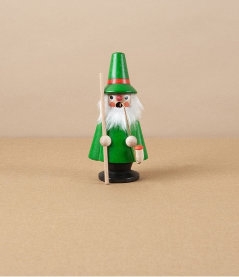 Smoking Imp for use with Mini Incense Cones, Green