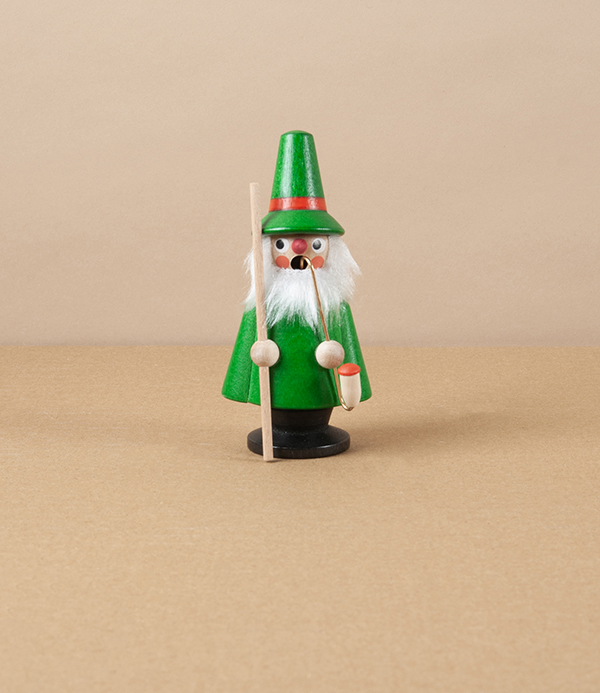 Smoking Imp for use with Mini Incense Cones, Green