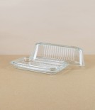 Butter Dish, Pressed Glass, Spain