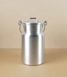 Iberian Rustic Aluminium Milk Can, 1.5l