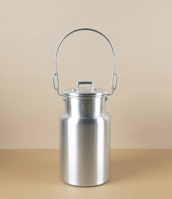 Iberian Rustic Aluminium Milk Can, 1.5l