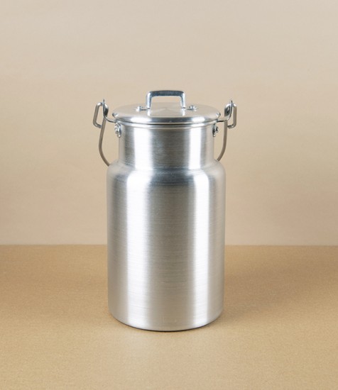 Iberian Rustic Aluminium Milk Can, 1.5l
