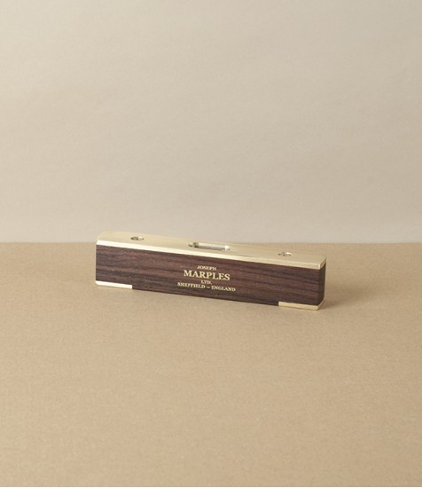 Joseph Marples Rosewood & Brass Spirit Level, 6 Inch 