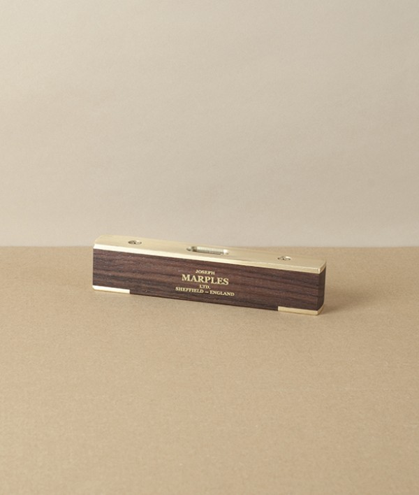 Joseph Marples Rosewood & Brass Spirit Level, 6 Inch 