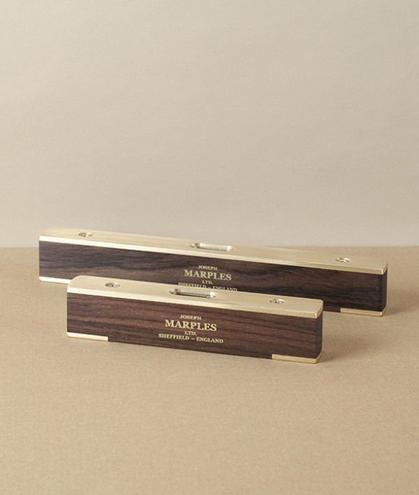 Joseph Marples Rosewood & Brass Spirit Level, 9 Inch