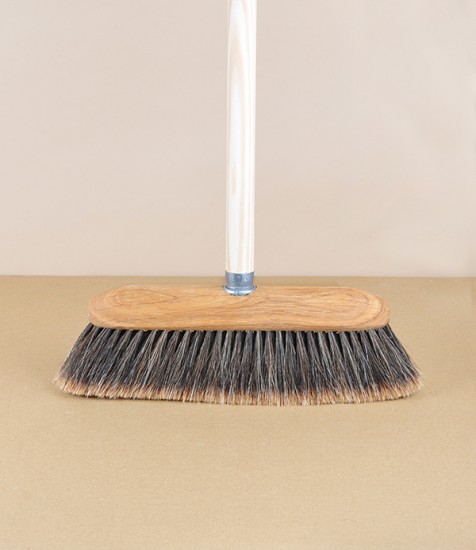 Indoor Broom, Oak & Split Horsehair