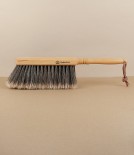 Split Horsehair Hand Brush, Turned Handle