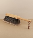 Split Horsehair Hand Brush, Turned Handle