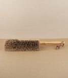 Split Horsehair Hand Brush, Turned Handle