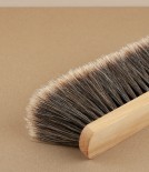 Split Horsehair Hand Brush, Turned Handle