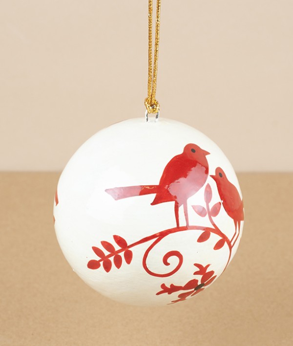 Hand painted Spring Ball, Papier-mâché