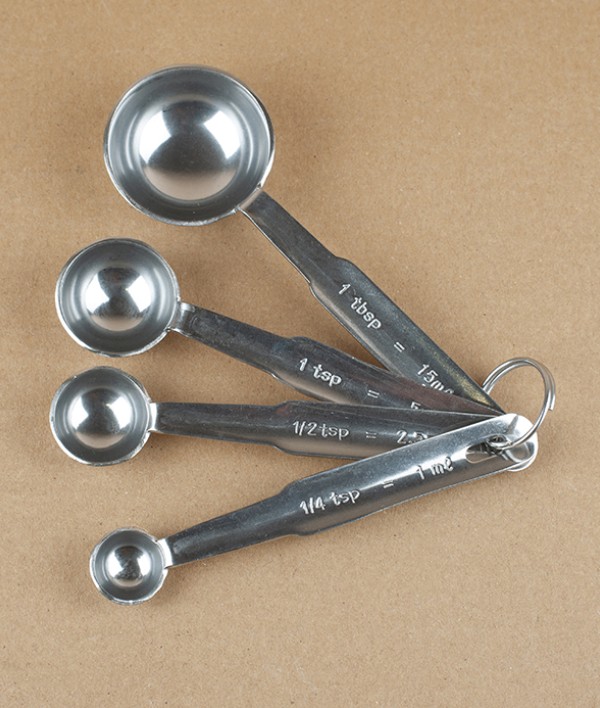 French Stainless Steel Measuring Spoon Set