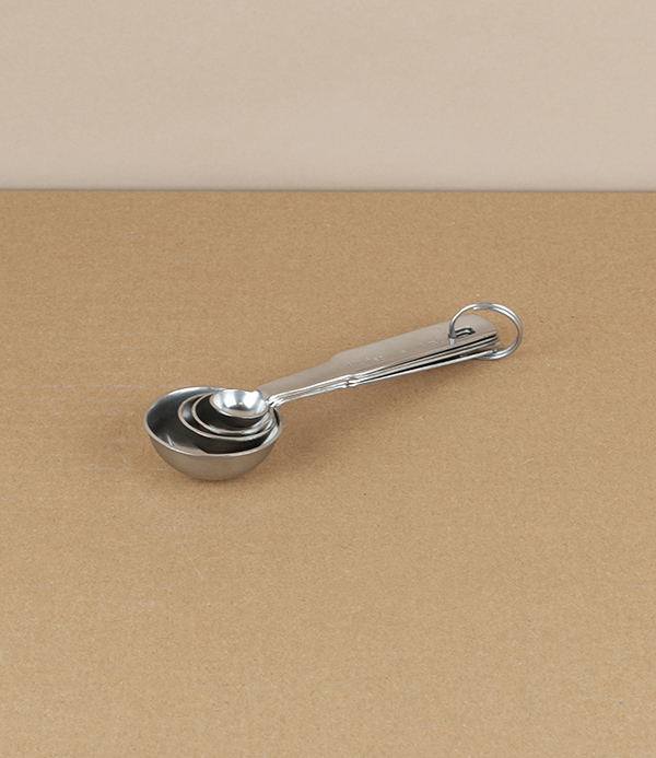 French Stainless Steel Measuring Spoon Set