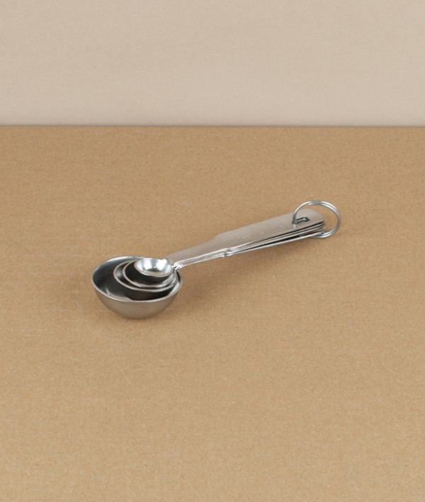 French Stainless Steel Measuring Spoon Set