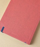 Stamford Hand-bound A5 Notebook, Lined, Red