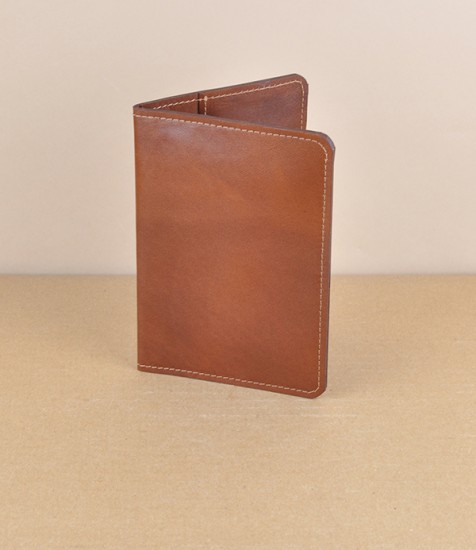 Stamford hand made leather passport holder