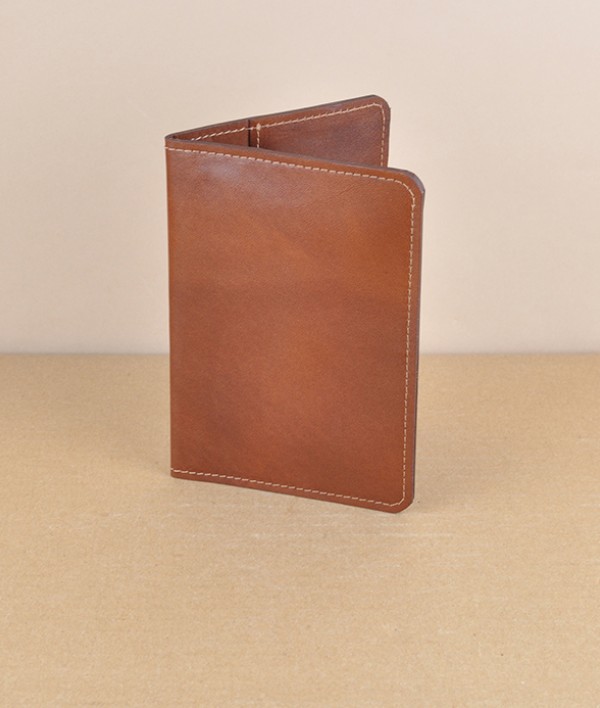 Stamford hand made leather passport holder