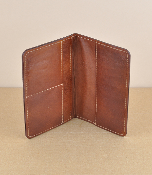 Stamford hand made leather passport holder